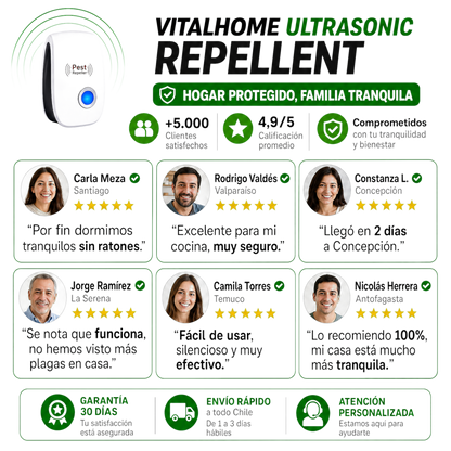 Dispositivo Ultrasónico Anti-Ratones