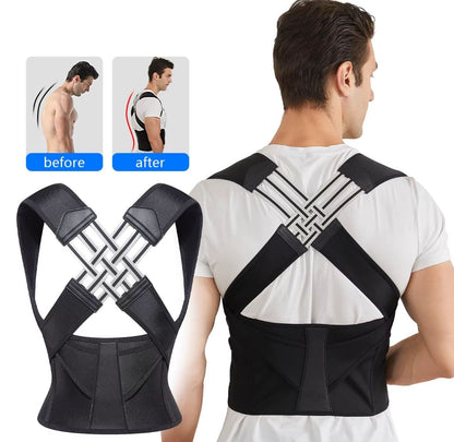 Corrector de postura con soporte lumbar